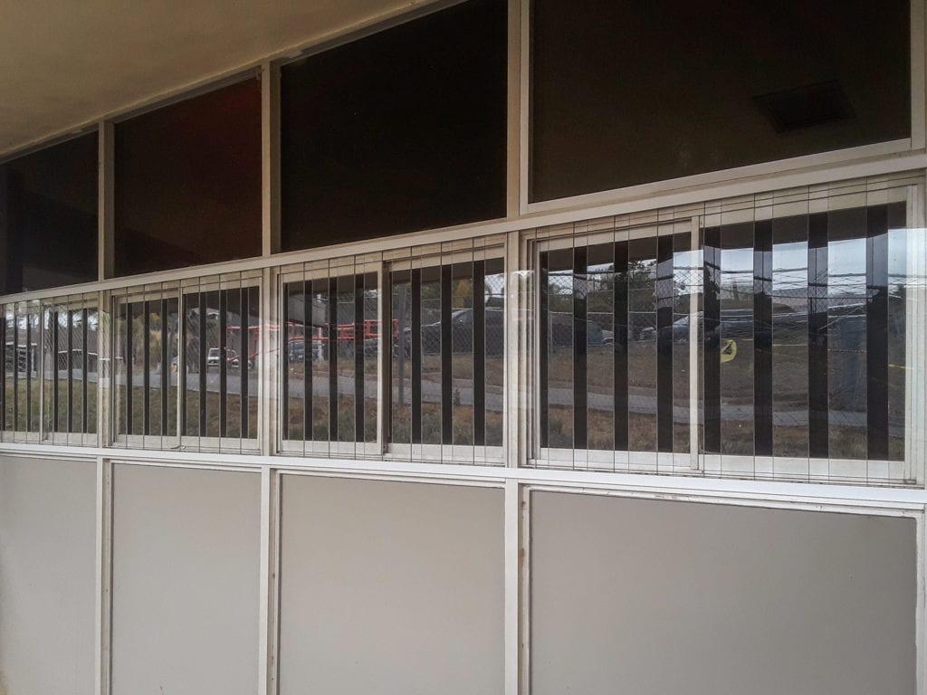 ArmorPlast Clear Bars protect school windows and glass doors from an active threat