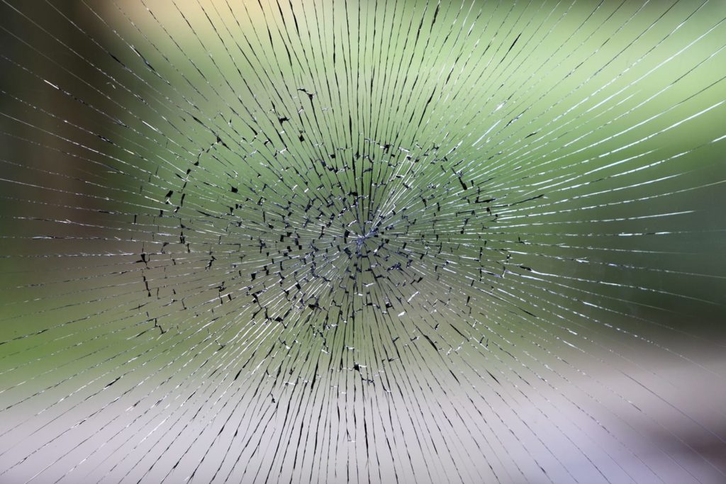 shattered glass