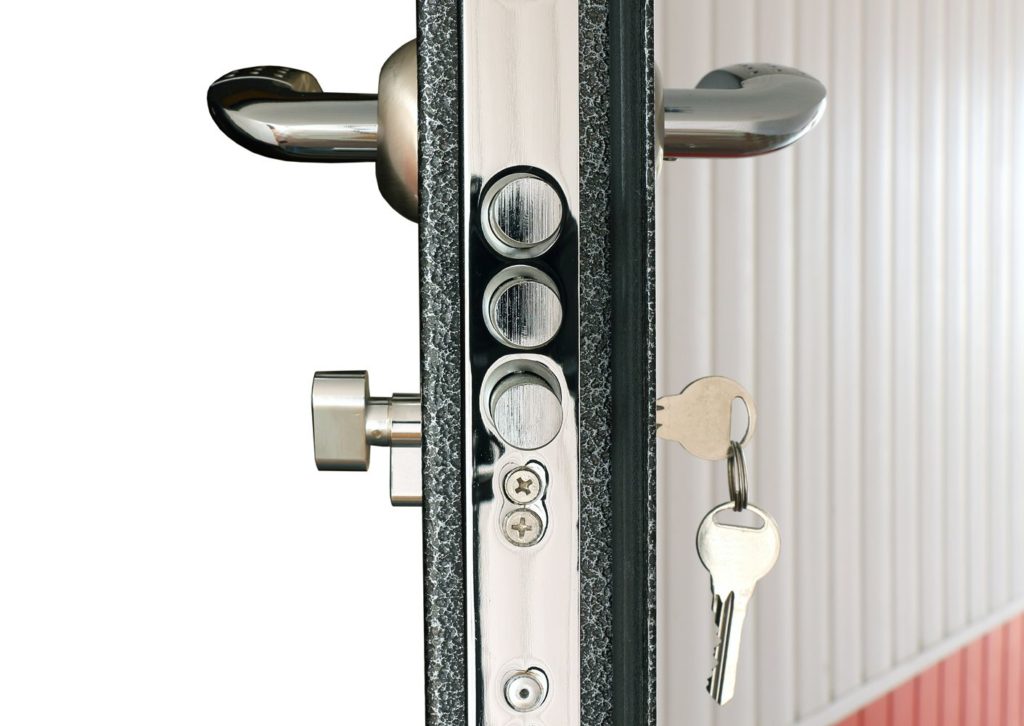 view of locks on door