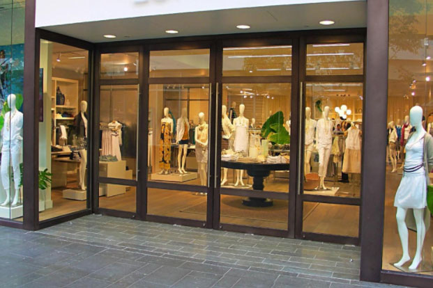 glass storefront