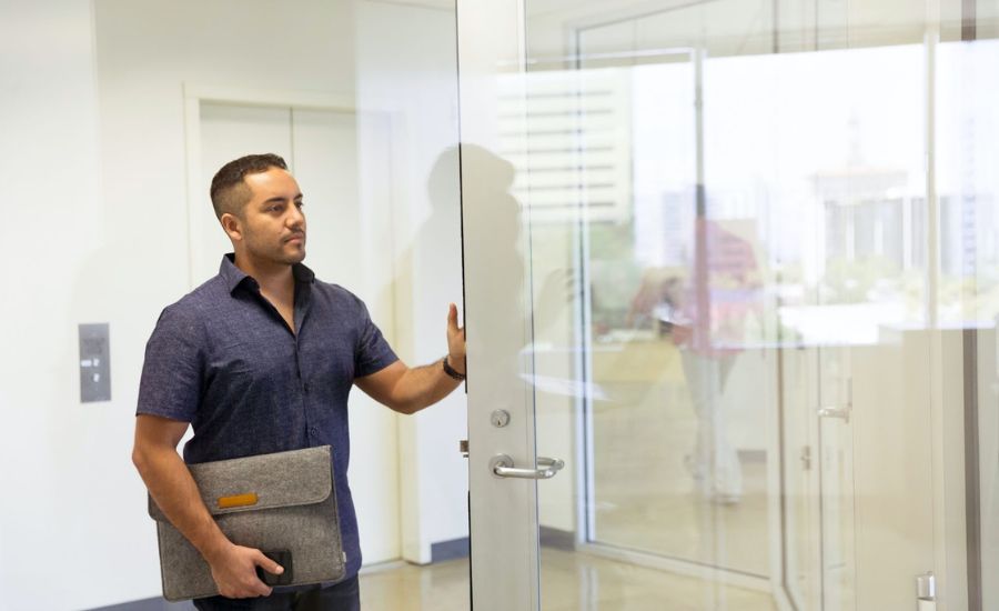 ballistic glass doors