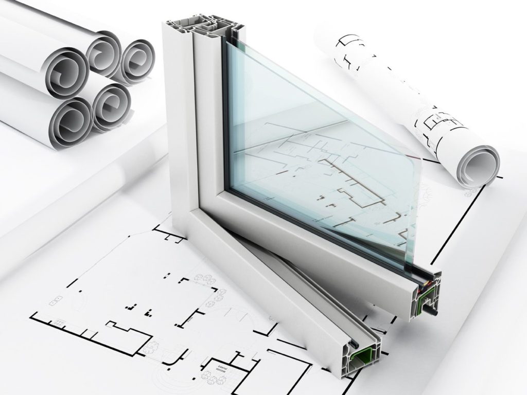 graphic of corner piece of double pane window to see both panels