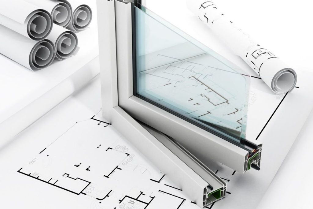 graphic of corner piece of double pane window to see both panels