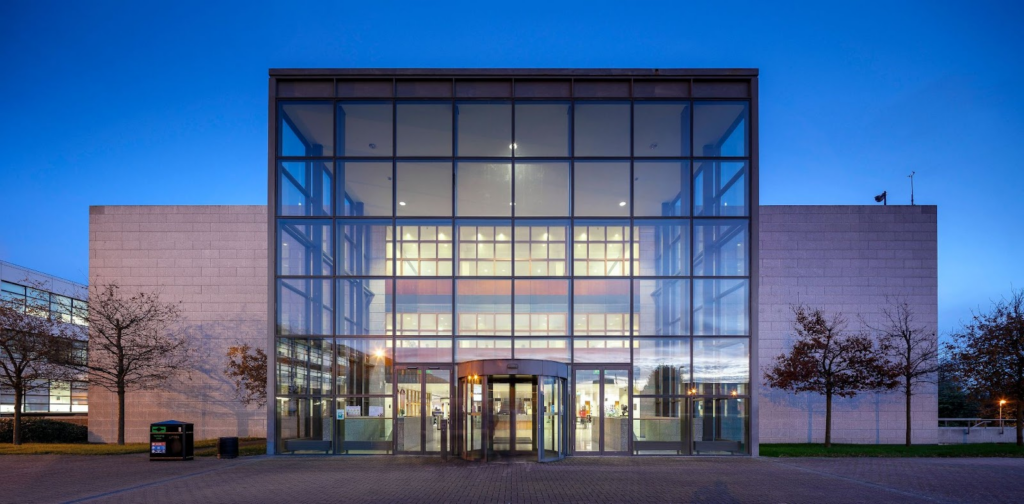 large building with windows