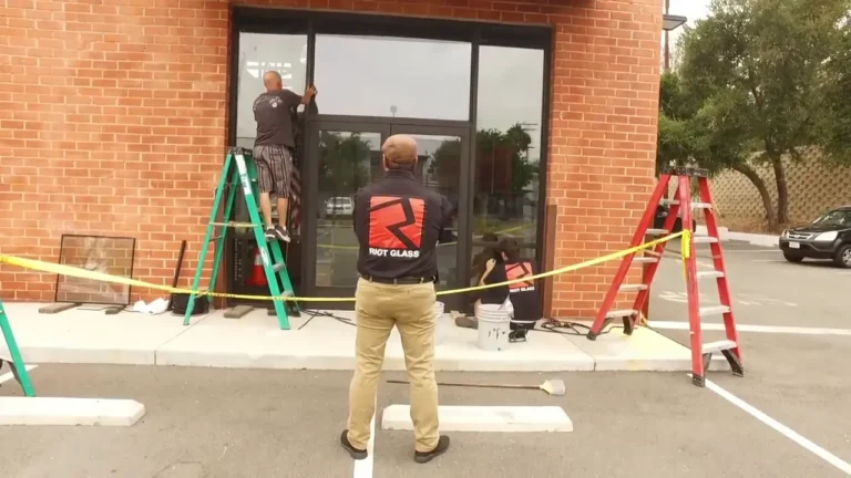 security glass installation